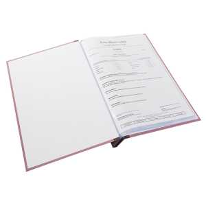 Goldbuch Zeugnismappe 2colored aubergine