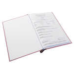 Goldbuch Zeugnismappe 2colored aubergine