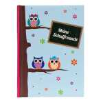 Goldbuch Freundebuch Eule