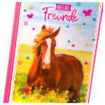 Goldbuch Freundebuch Pferdeliebe 3D