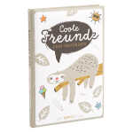 Goldbuch Freundebuch HAPPYlife Faultier