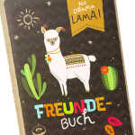 Goldbuch Freundebuch HAPPYlife Lama