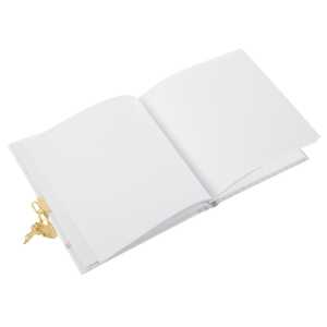 Goldbuch Tagebuch Flora Feather 17x17x2cm