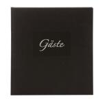 Goldbuch Gästebuch Seda schwarz