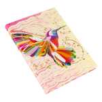 Goldbuch Notizbuch Flower Kolibri