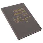 Goldbuch Notizbuch Collect Moments collect moments not things