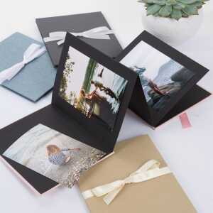 Goldbuch Leporello Summertime blau/grau blau-grau