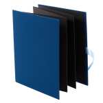 Goldbuch Leporello Linum blau