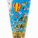 Goldbuch Geschwistertüte 35cm Weltkarte