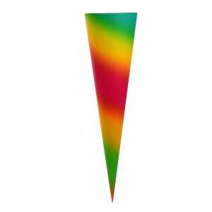 Goldbuch Bastelschultüte ohne Filzverschluss Regenbogen