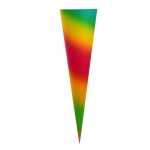 Goldbuch Bastelschultüte ohne Filzverschluss Regenbogen