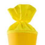 Goldbuch Bastelschultüte 70cm mit farbigem Filzverschluss gelb