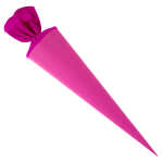 Goldbuch Bastelschultüte 70cm mit farbigem Filzverschluss pink