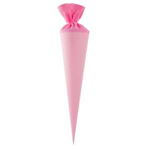 Goldbuch Bastelschultüte mit farbigem Filzverschluss rosa