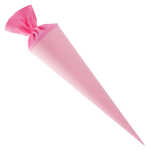 Goldbuch Bastelschultüte 70cm mit farbigem Filzverschluss rosa