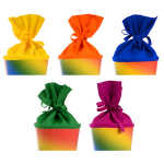 Goldbuch Bastelschultüte 70cm mit farbigem Filzverschluss Regenbogen