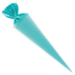 Goldbuch Bastelschultüte 70cm mit farbigem Filzverschluss eisblau