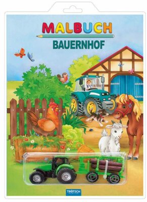 Trötsch Malbuch Bauernhof mit Traktor