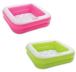 Baby Pool Play Box 2f. sort. 85x85x23cm