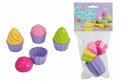 Sandformen Cup Cake 8-teilig, ca.6cm - Strandspielwaren Strandspiele