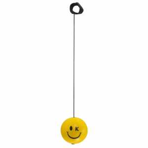 Bungee Ball Happy gelb Ø ca. 6cm
