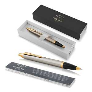 PARKER IM Brushed Metal G.C. M Blau
