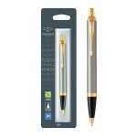 PARKER IM Brushed Metal G.C. - 1er Blister M Blau