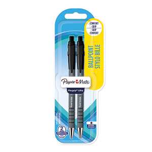 PAPER MATE® FlexGrip ULTRA RT 2er Blister M Schwarz