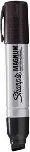 Permanent Marker Metallschaft "Large" Keilspitze ~ 9,8 / 14,8 Schwarz