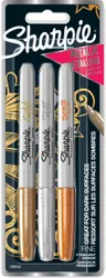 Permanent Marker Metallschaft "Large" Keilspitze ~ 9,8 / 14,8 Schwarz