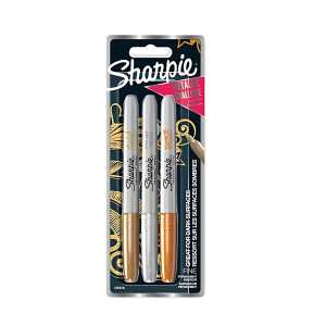 Permanent Metallic Marker Sharpie Metallic - 3er Blister F G/S/B