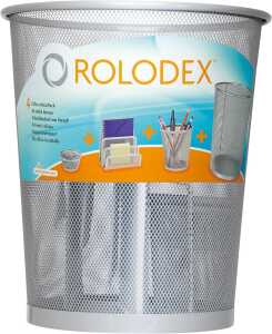 Schreibtisch-Accessoires Serie Mesh 4-tlg. Set, Silber