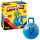 Idena Sprungball blau Happy Face, Ø 45-50cm