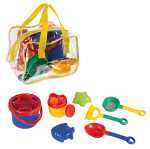 Sandspielzeug-Set in Tasche 8-teilig - 8-teilige Set
