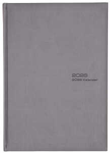 2026 Güss Buchkalender A5 Registerstanzung Einband Tucson grau