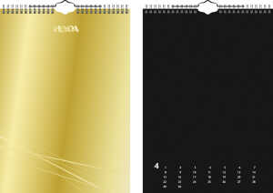Heyda Kreativkalender immerw A4 go/sw