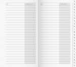 rido/idé AnschriftenheftMiniplaner Register