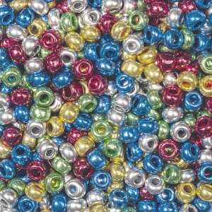 KNORR PRANDELL 213105974 Bö Rocailles Ø 25 mm Glas bunt gemischt