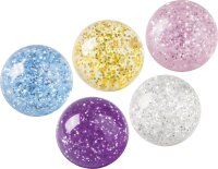 BRUNNEN Gummiball Flummi Glitter