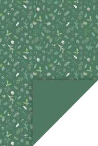 HEYDA Motivkarton Zweige A4 (21 x 31 cm inkl. Codierleiste) grün