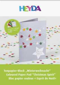Tonpapier-Block Winterweihnacht A4