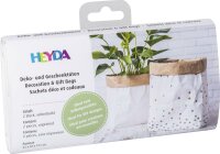 HEYDA 203089350 Papier-Dekobeutel 320 x 200 x 100 mm...