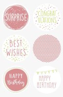 HEYDA 203780801 Sticker Happy Birthday 10 x 19 cm Sticker...