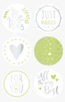 HEYDA 203780805 Sticker Just Married 10 x 19 cm Sticker...