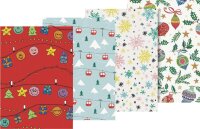 HEYDA 203054482 Geschenkpapier Light Christmas 70 x 200...