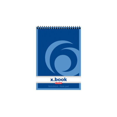 Herlitz Spiralnotizblock A7 70g/m² 50 Blatt liniert