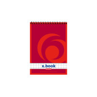 Herlitz Spiralnotizblock A7 70g/m² 50 Blatt kariert