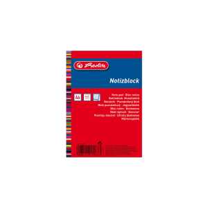 Herlitz Haushaltsnotizblock A6 50 Bl. kar.