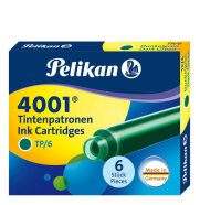 Pelikan Tintenpatrone 4001 TP/6 dunkelgrün 6...