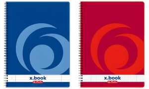 Notizblock, Rundspirale, 70 g/qm, A4, kariert Rand innen/außen, 80 Bl